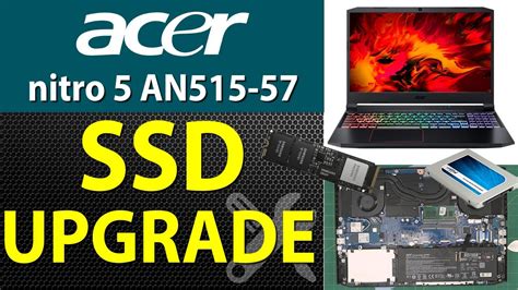 How to Upgrade Storage (SSD/HDD) on Acer Nitro 5 AN515.